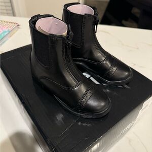 NIB TuffRider Starter Zip Paddock Boots - Toddler Sz 8 / Black